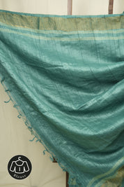 Teal Green HBP Tussar Silk Saree - SRTGHTSS761