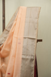 Peach Maheshwari Saree - SRPMS1183
