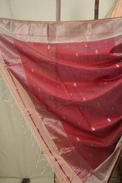Peach Maheshwari Saree - SRPMS1183