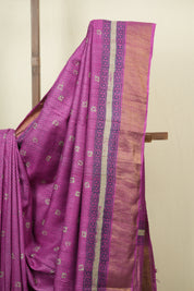 Pink  HBP Tussar Silk Saree - SRPHTSS756