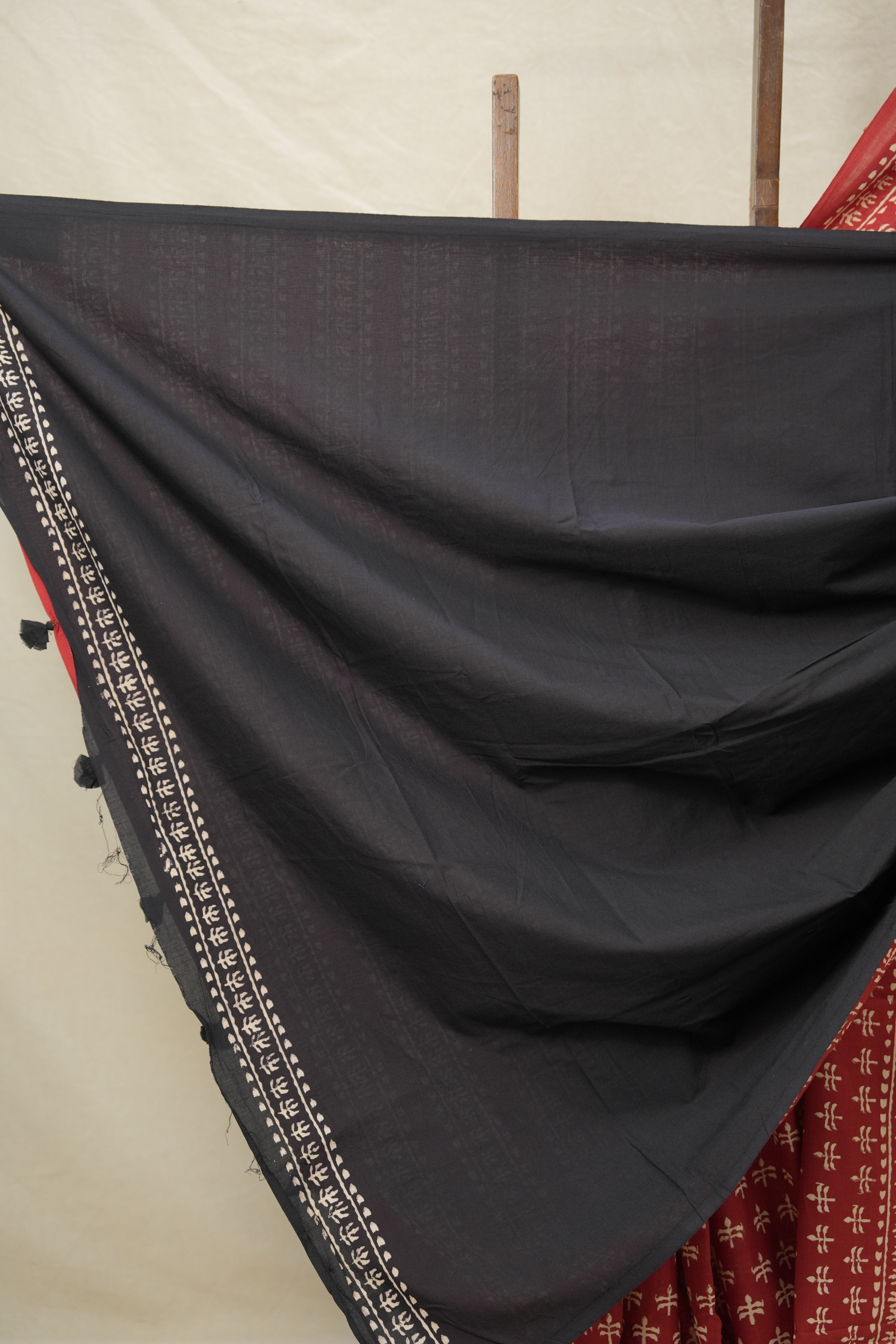 Maroon HBP Cotton Saree - SRMCS3039