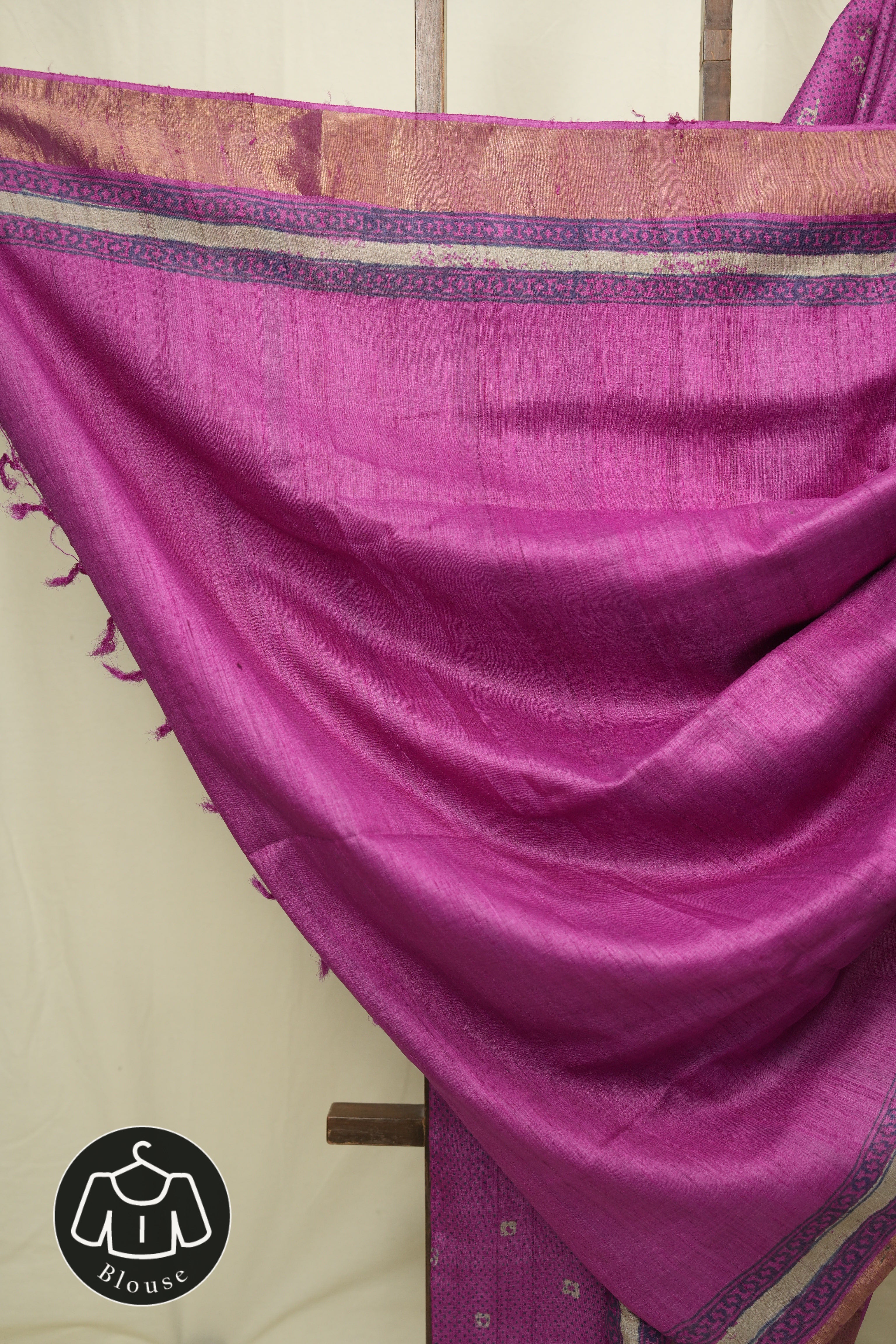 Pink  HBP Tussar Silk Saree - SRPHTSS756