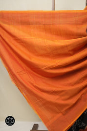 Gray Pochampalli Cotton Ikat Saree - SRGPCIS702