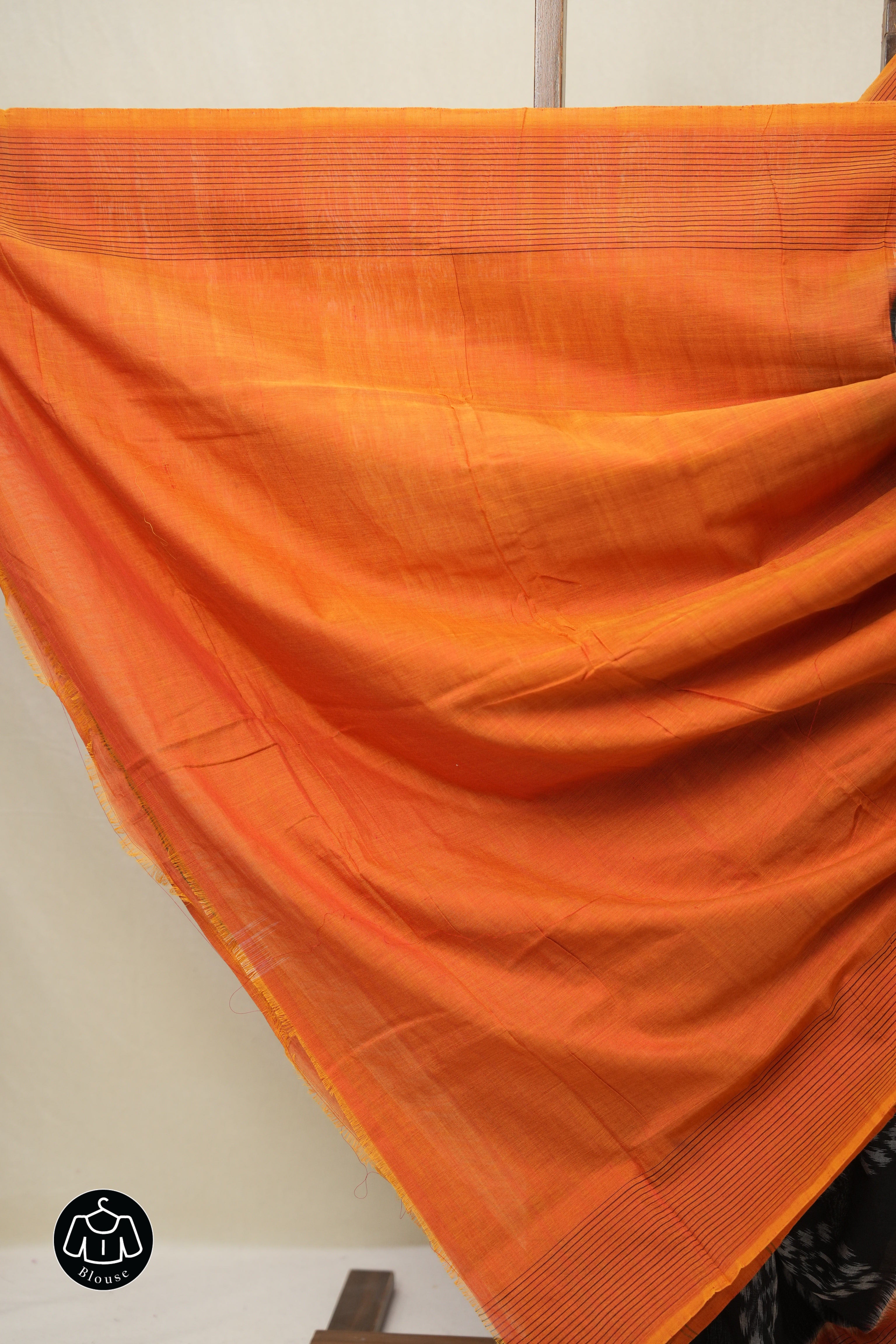 Gray Pochampalli Cotton Ikat Saree - SRGPCIS702