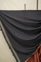 Brick-Red HBP Cotton Saree - SRBRCS3040