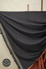 Brick-Red HBP Cotton Saree - SRBRCS3040