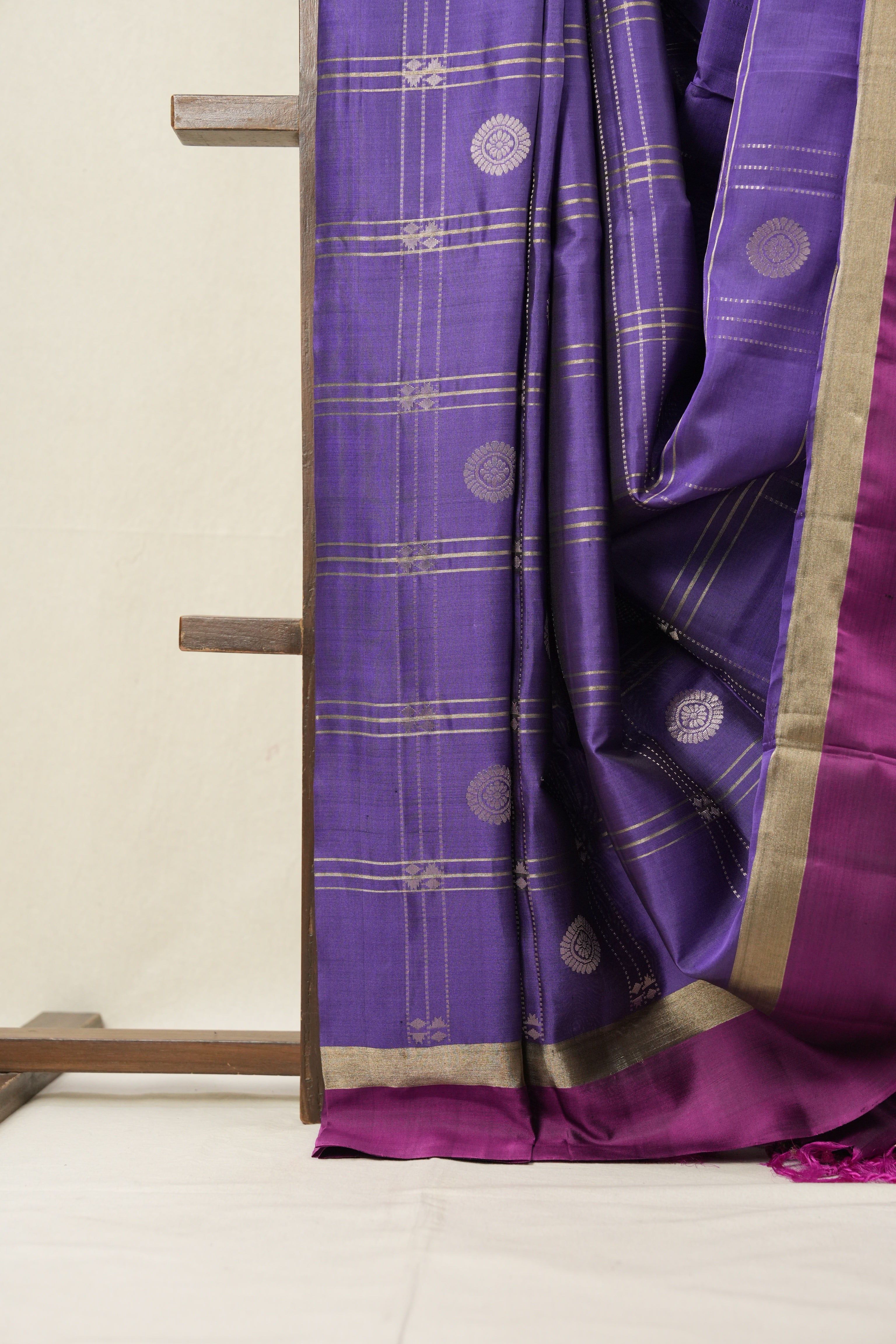 Purple Soft Silk Saree - SRPSSS402