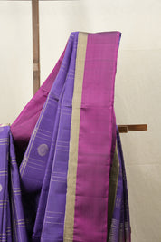 Purple Soft Silk Saree - SRPSSS402