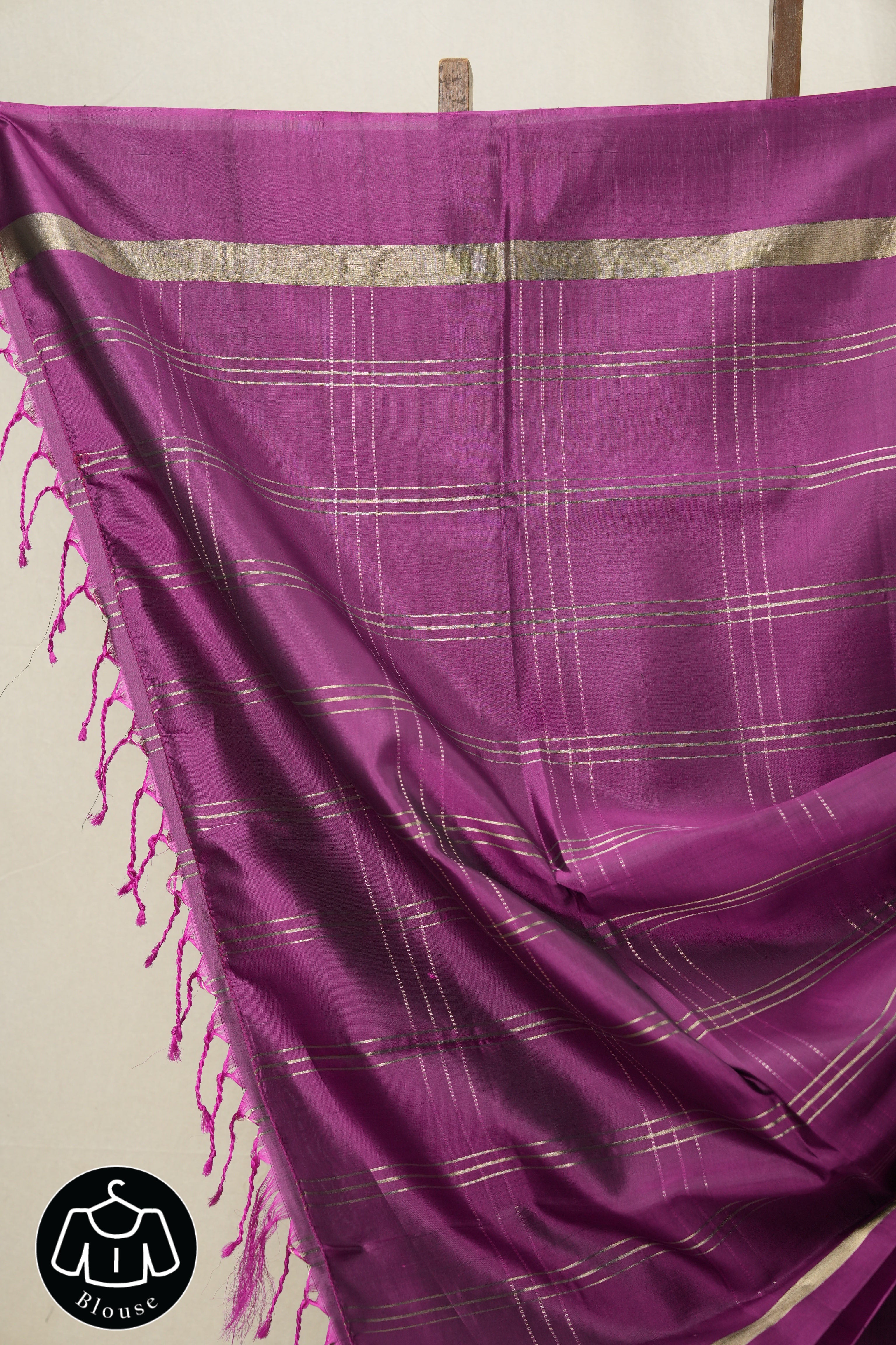 Purple Soft Silk Saree - SRPSSS402
