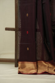 Wine Maheshwari Saree - SRWMS1177
