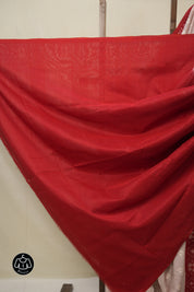 Light Pink Pochampalli Cotton Ikat Saree - SRLPPCIS706