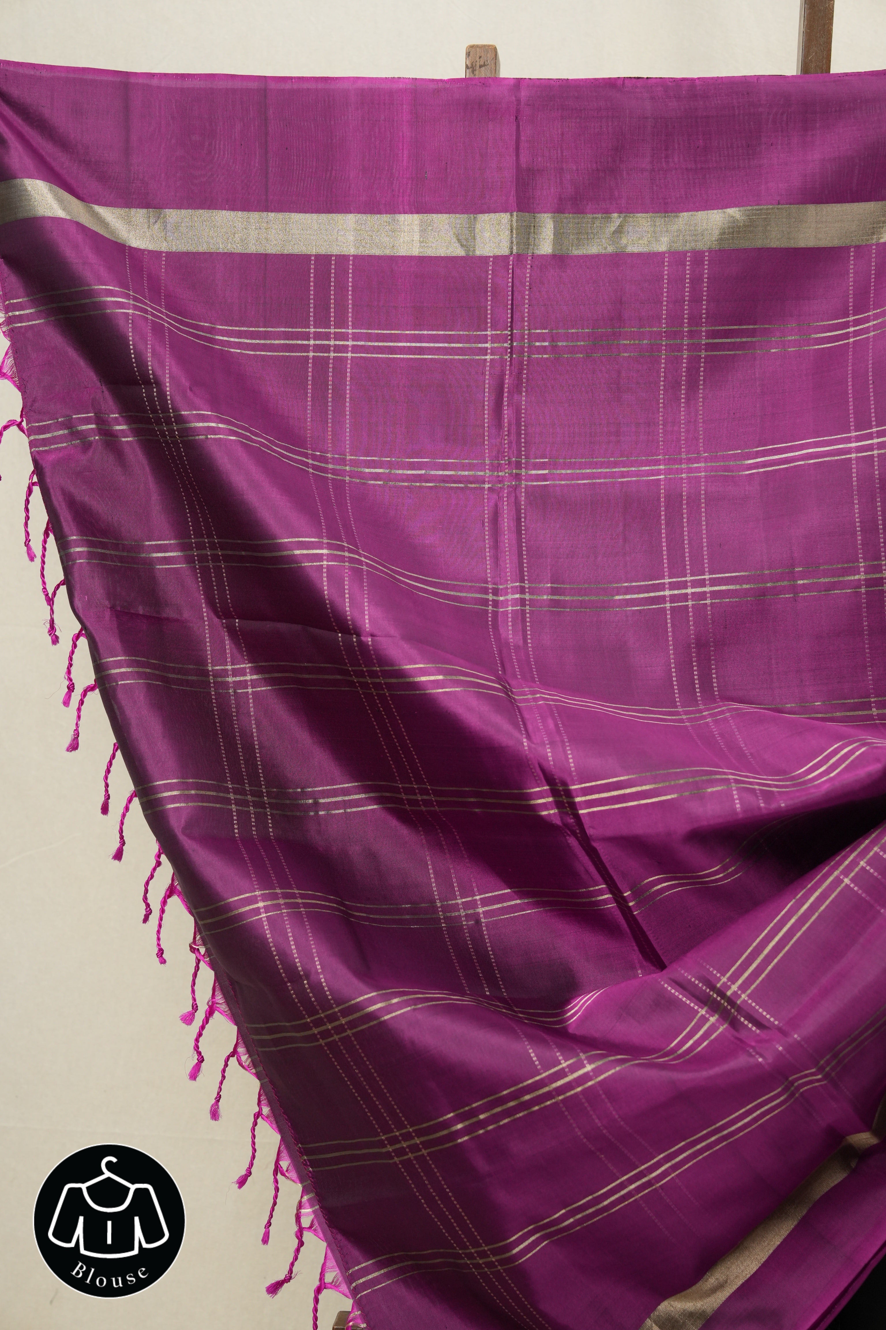 Black Soft Silk Saree - SRBSSS399