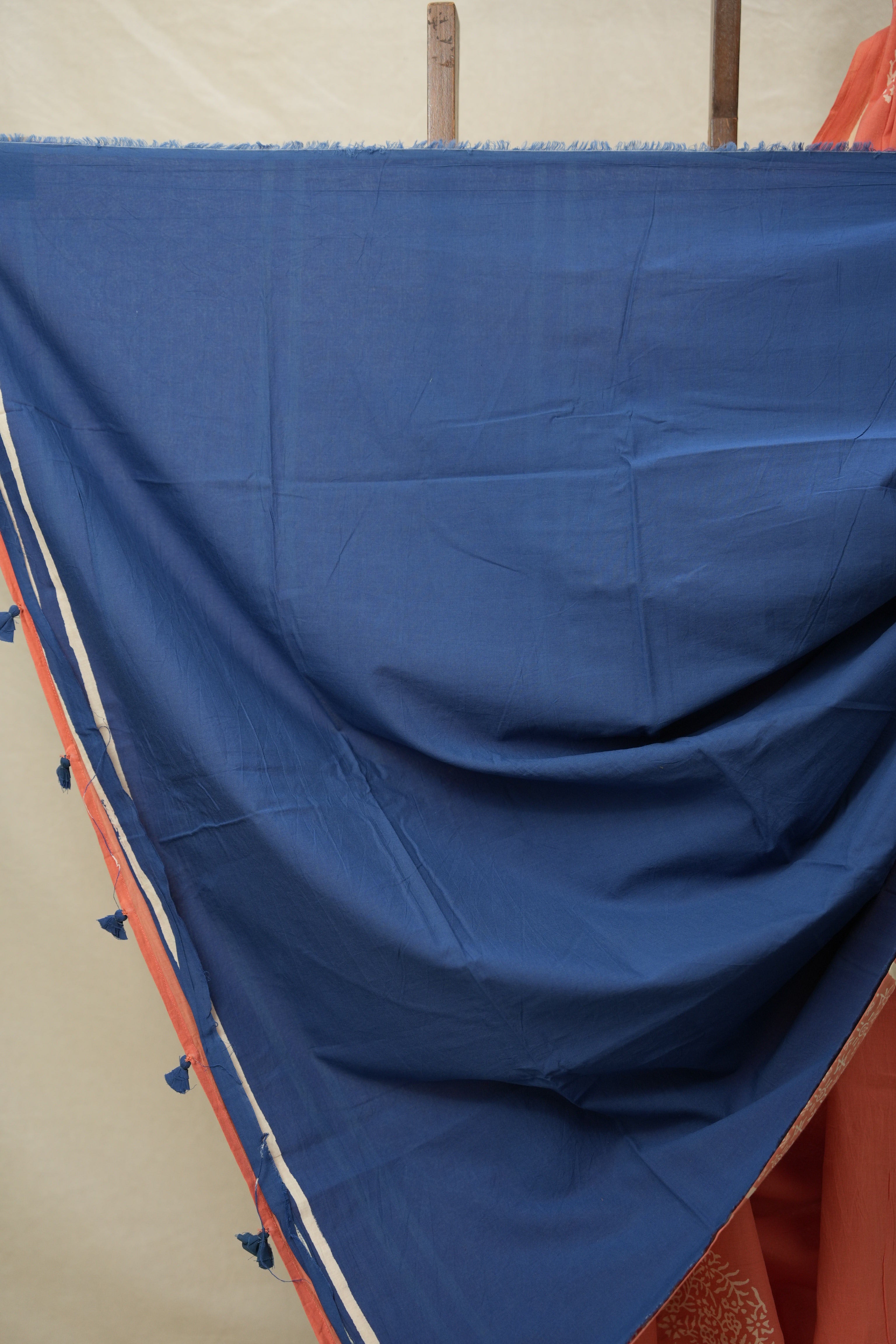 Peach-Pink HBP Cotton Saree - SRPPCS3035