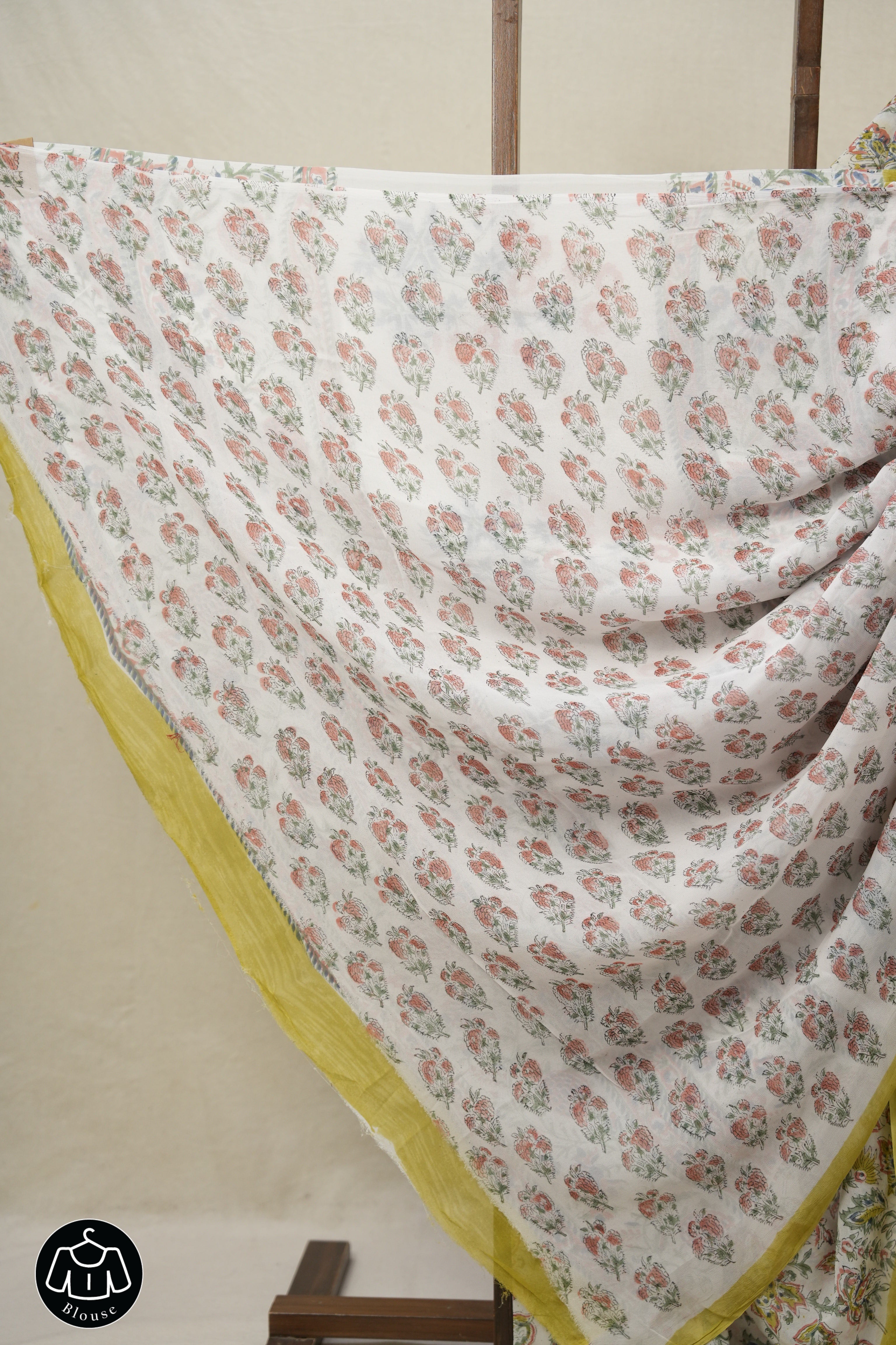 White HBP Georgette Saree - SRWHGS10
