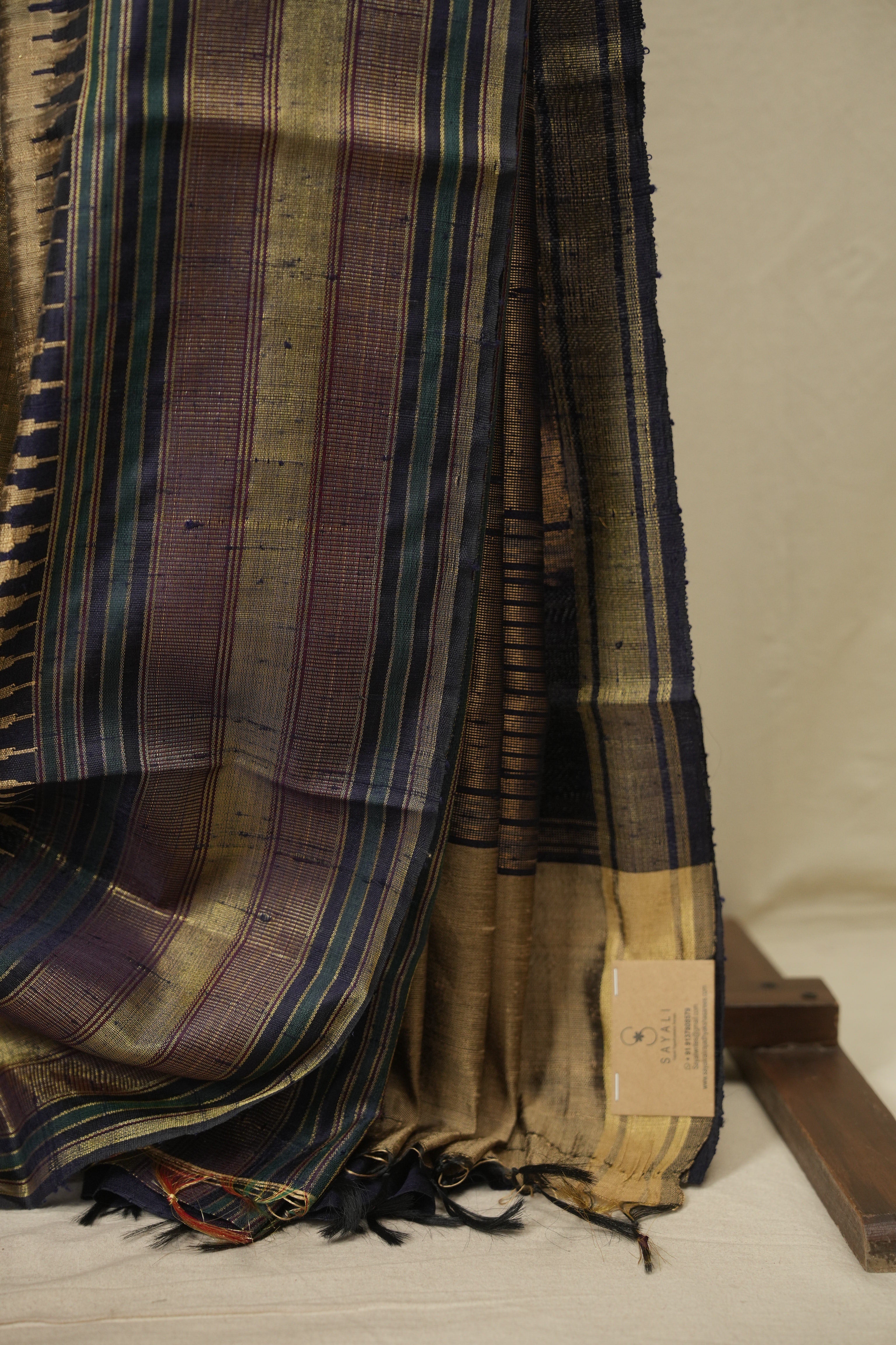 Sand Brown Raw Silk Saree - SRSBRSS1149