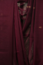 Wine Maheshwari Saree - SRWMS1205