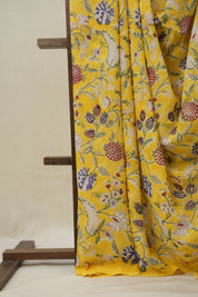 Yellow HBP Georgette Saree - SRYHGS09