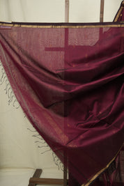 Wine Maheshwari Saree - SRWMS1205