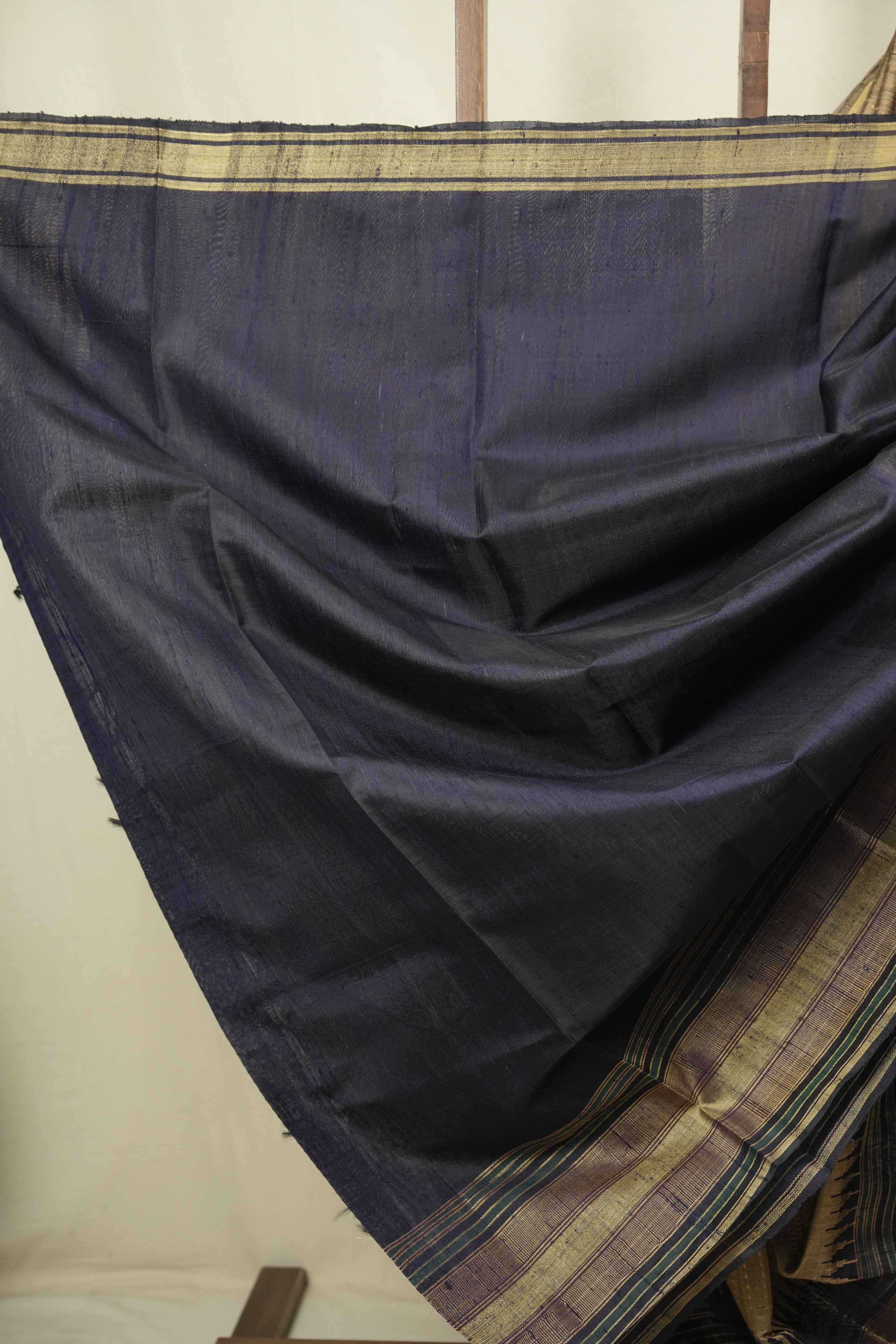 Sand Brown Raw Silk Saree - SRSBRSS1149