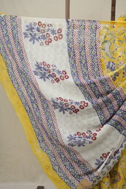 Yellow HBP Georgette Saree - SRYHGS09