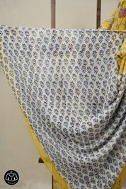 Yellow HBP Georgette Saree - SRYHGS09