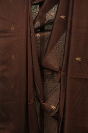Coffee Brown Maheshwari Saree - SRCBMS1204