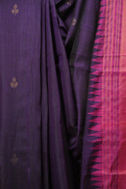 Purple Raw Silk Saree - SRPRSS1147