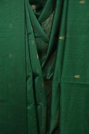 Green Maheshwari Saree - SRGMS1198