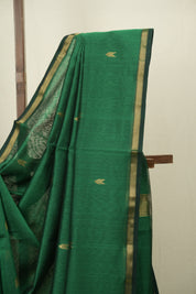 Green Maheshwari Saree - SRGMS1198