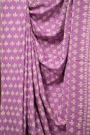 Light Purple HBP Cotton Saree - SRLPCS3051