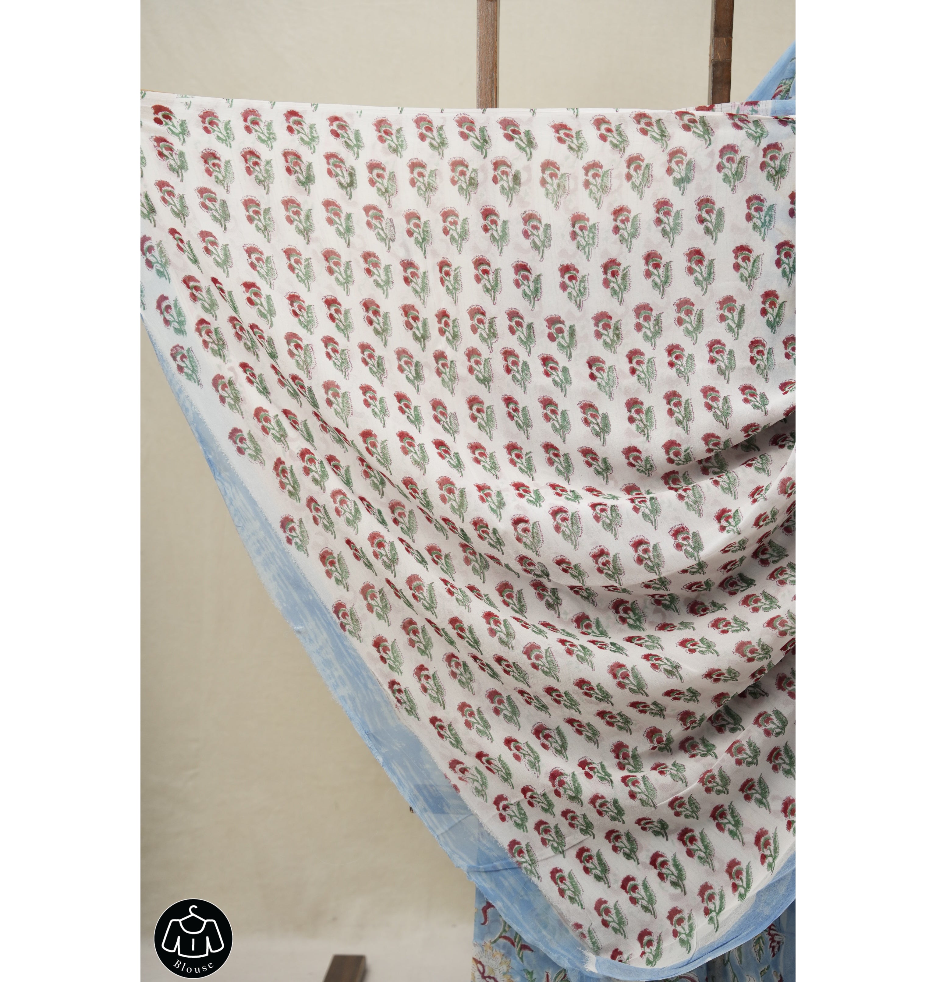 Sky Blue HBP Georgette Saree - SRSBHGS07