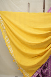 Light Purple HBP Cotton Saree - SRLPCS3051
