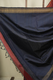 Maroon Raw Silk Saree - SRMRSS1148