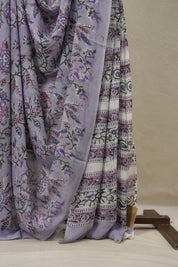 Lavender HBP Georgette Saree - SRLHGS03