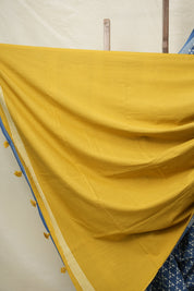 Blue HBP Cotton Saree - SRBCS3050