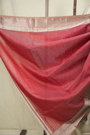 White Maheshwari Saree - SRWMS1184