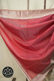 White Maheshwari Saree - SRWMS1184
