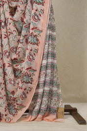 Peach HBP Georgette Saree - SRPHGS04