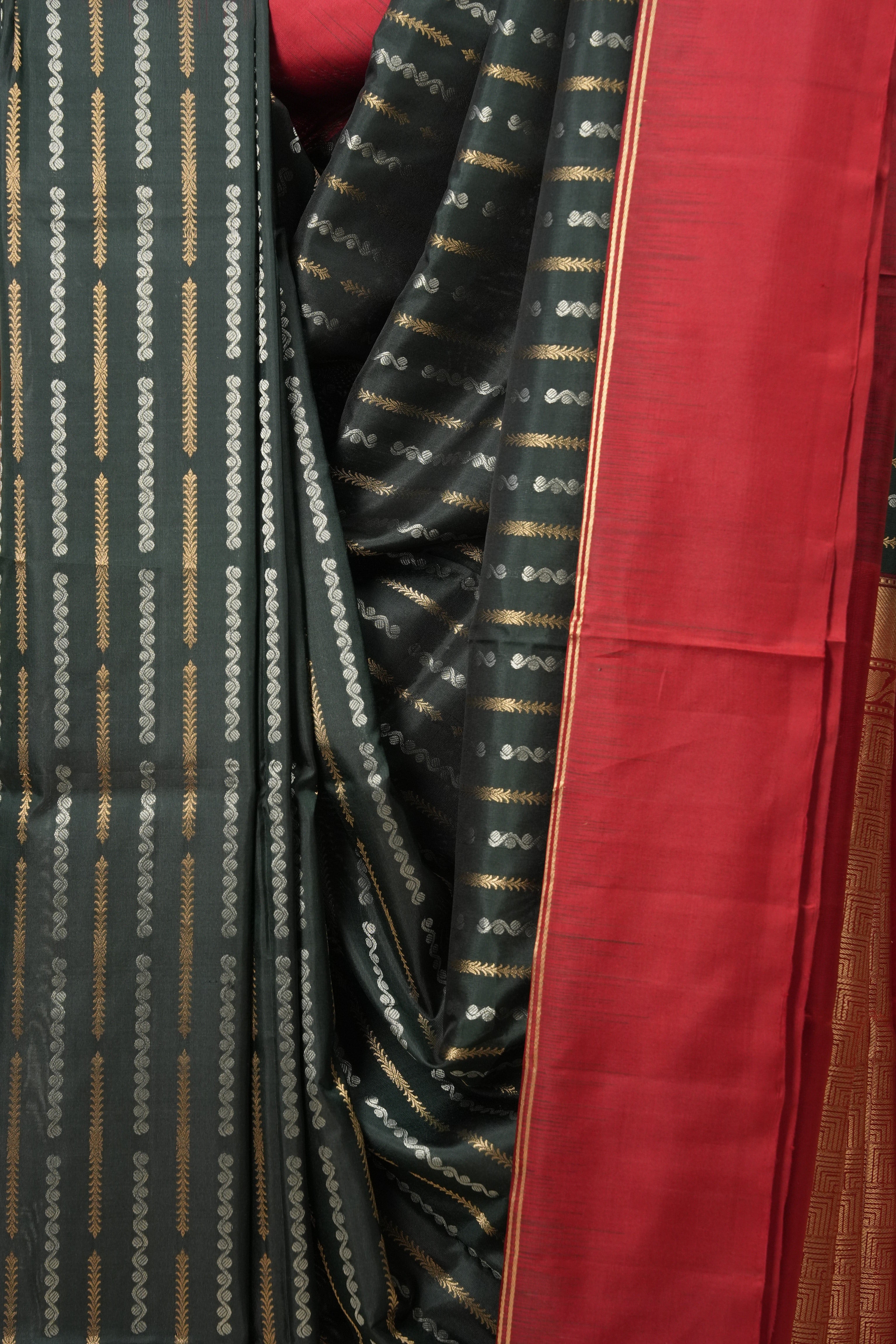 Dark Green Soft Silk Saree - SRDGSSS314