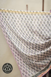 Pink HBP Cotton Silk Saree With Maheshwari Border - SRPCSS1269