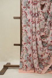 Peach HBP Georgette Saree - SRPHGS04