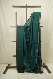 Green Maheshwari Saree - SRGMS1203
