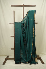 Green Maheshwari Saree - SRGMS1203