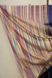 Navy Blue Soft Silk Saree - SRNBSSS377