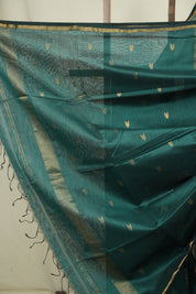 Green Maheshwari Saree - SRGMS1203