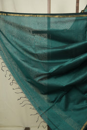Green Maheshwari Saree - SRGMS1203