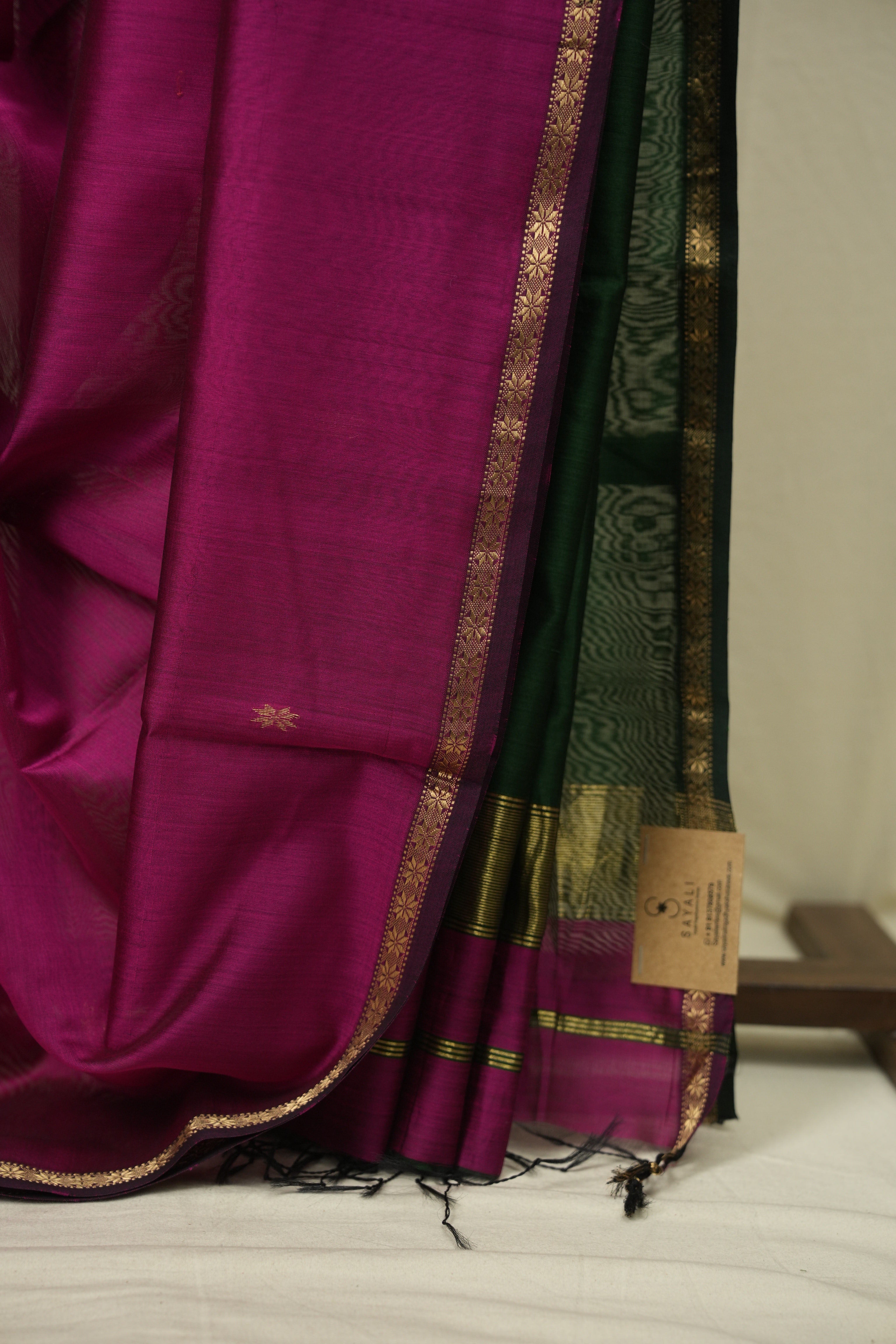 Pink Maheshwari Saree - SRPMS1222