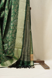Green Soft Silk Saree - SRGSSS352