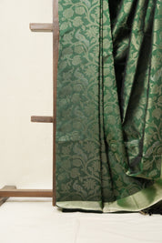 Green Soft Silk Saree - SRGSSS352