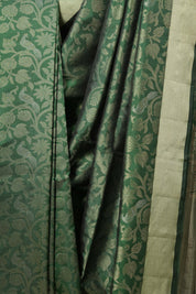 Green Soft Silk Saree - SRGSSS352
